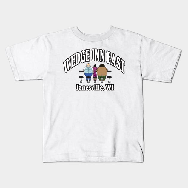 Wedge Inn East Kids T-Shirt by upursleeve